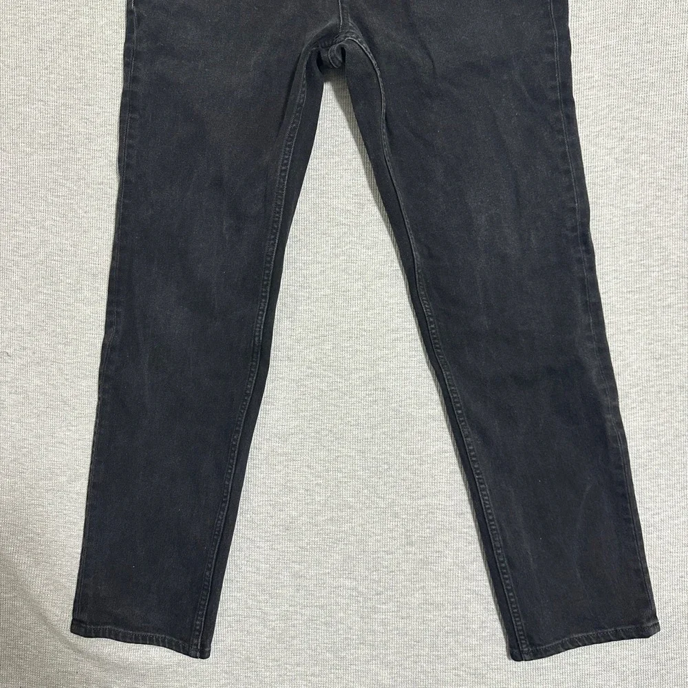 Everlane Uniform Relaxed‎ Straight Fit Denim Jeans Black Mens Size 33x30